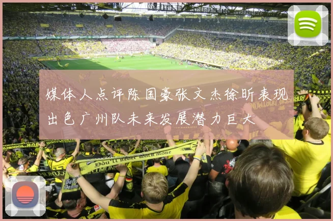 媒体人点评陈国豪张文杰徐昕表现出色广州队未来发展潜力巨大